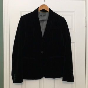 Black velvet jacket